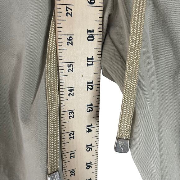 Vintage 90s‎ Juniors Size 13 Baggy Khaki Cargo Pockets Tie Pants - Picture 11 of 12